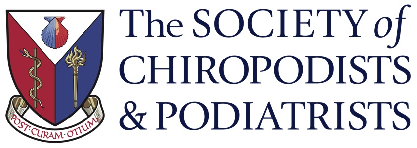society of chiropodists and podiatrists logo